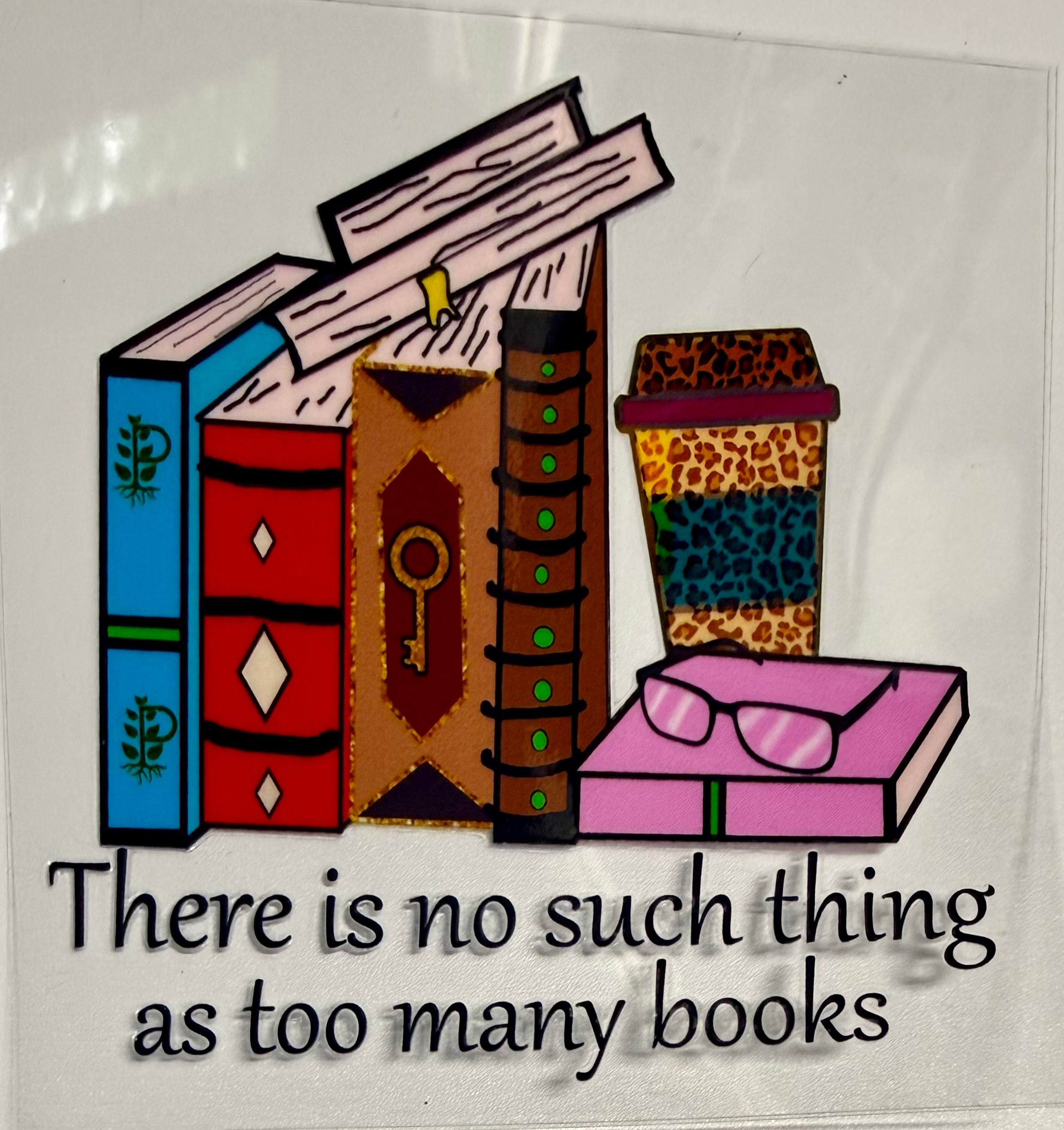 Teacher and books Decals