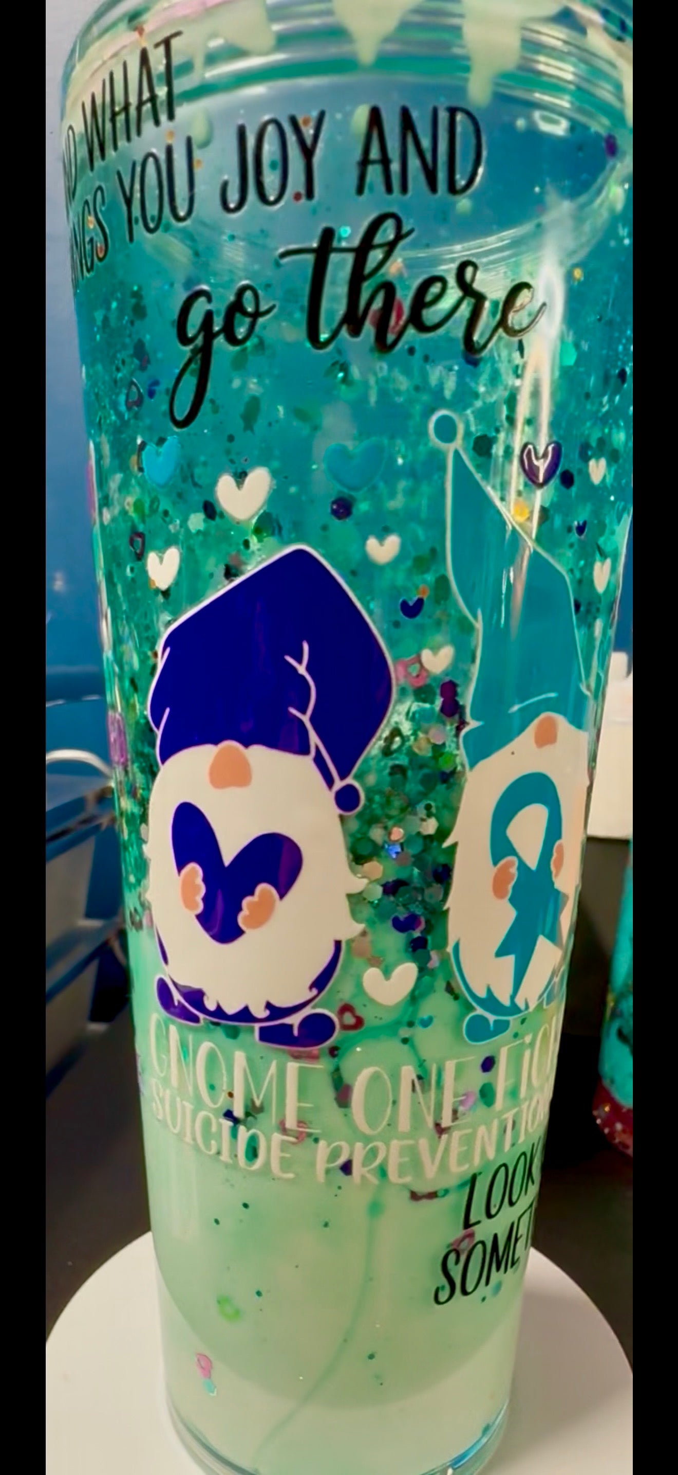 24 Oz Suicide Prevention Dual Lava Cup