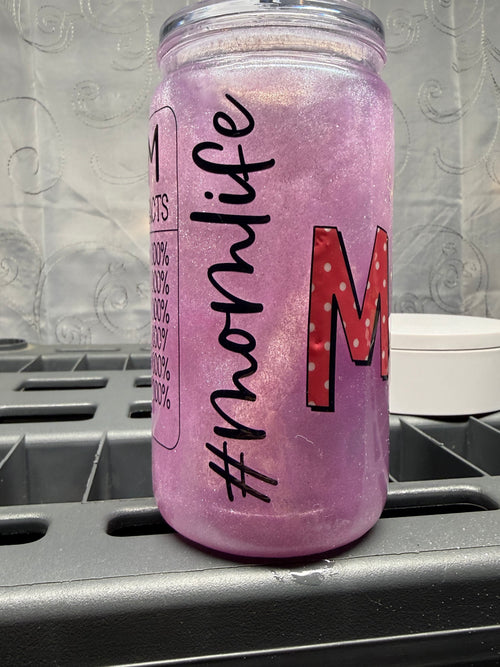16 Oz Mom life Cup