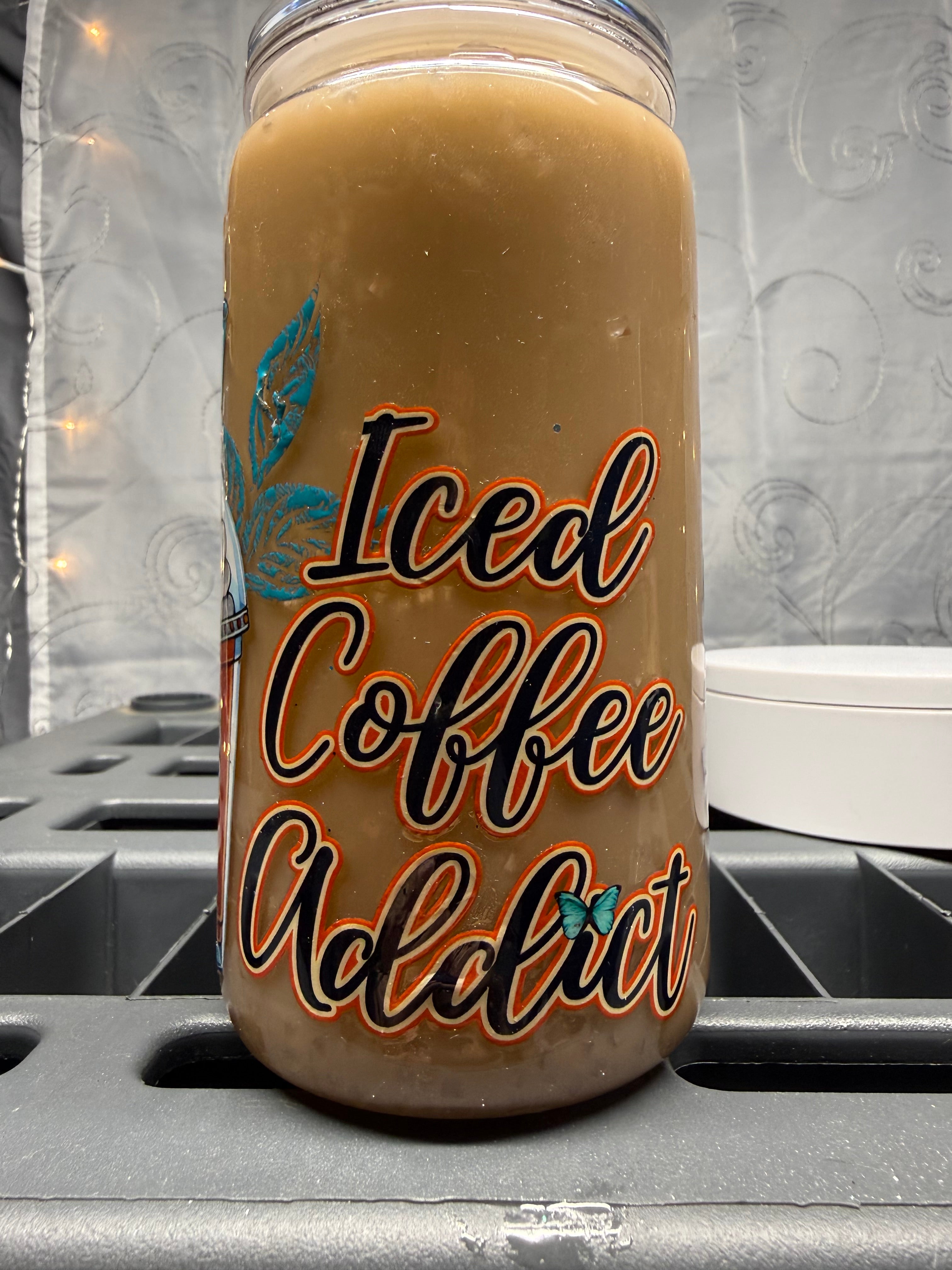 16 Oz Coffee Addict Cup