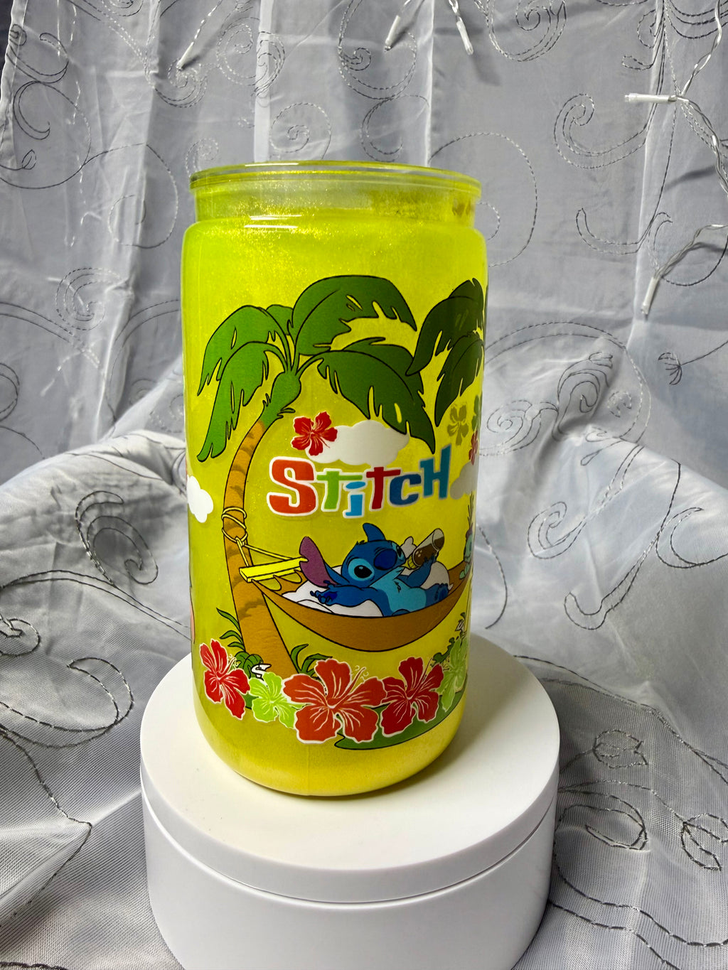 16 Oz Stitch Cateye Cup