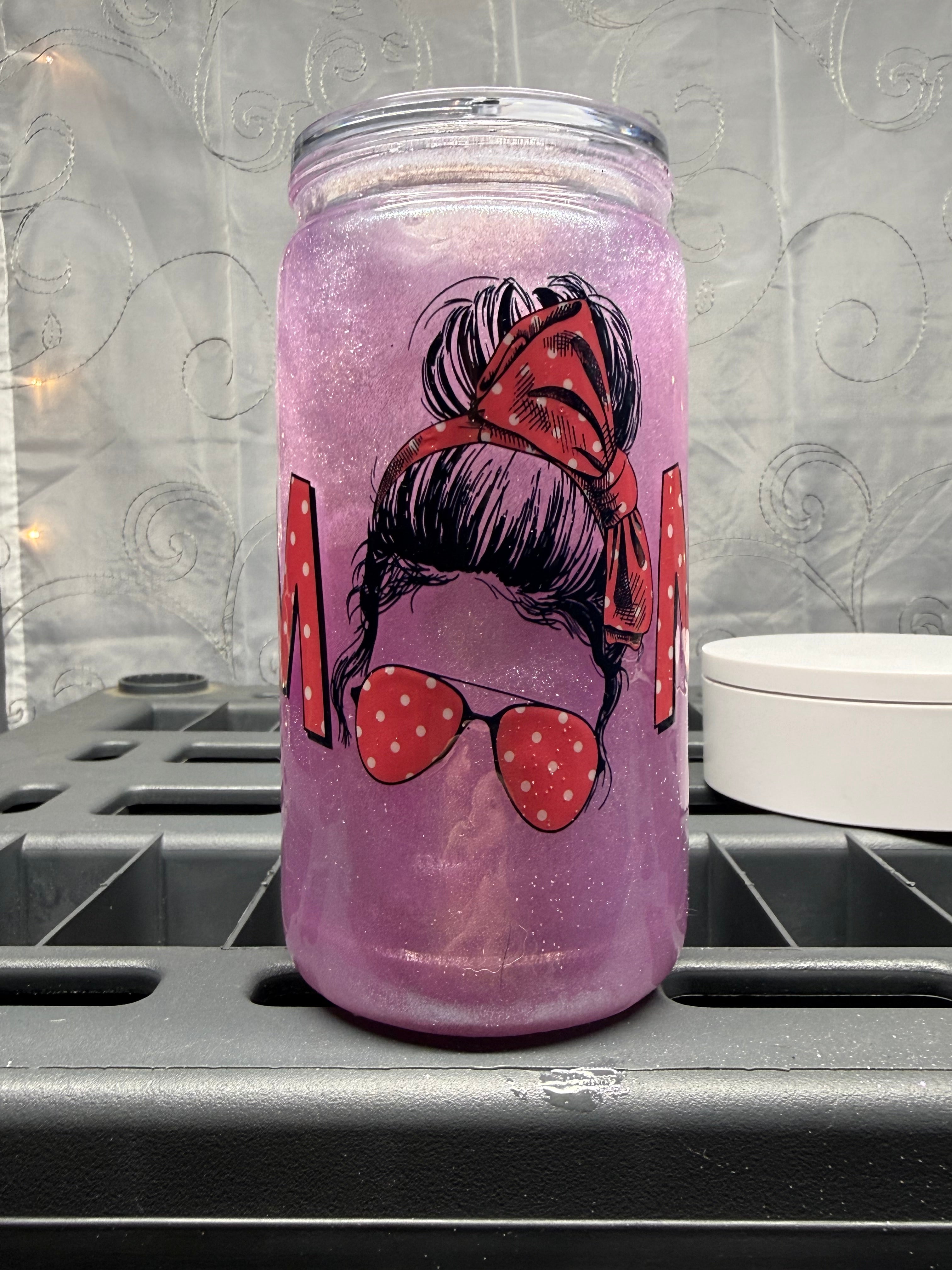 16 Oz Mom life Cup