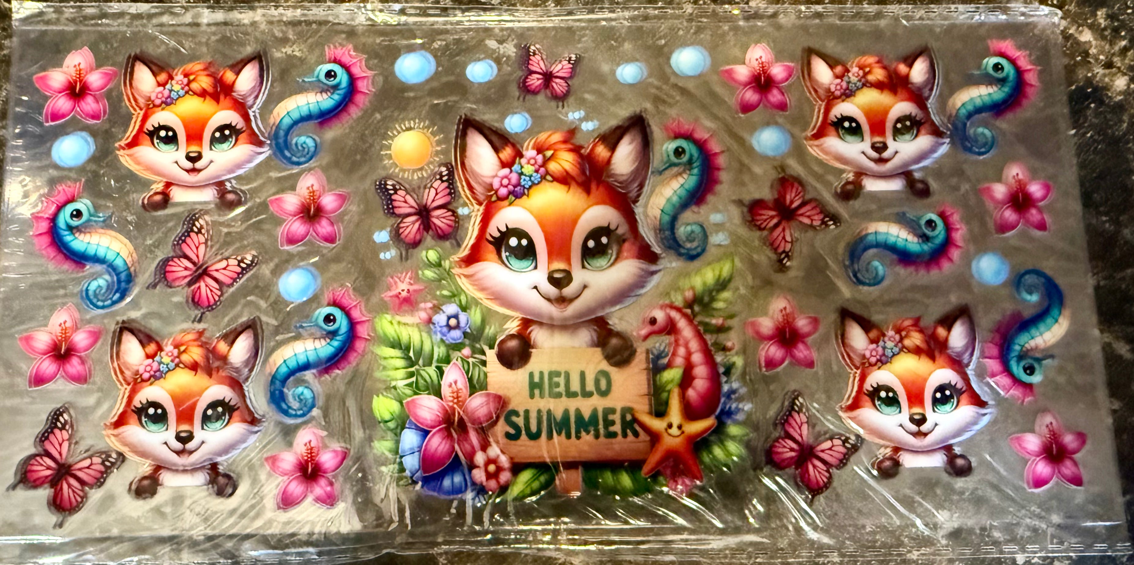 16 oz Summer Fox Wrap