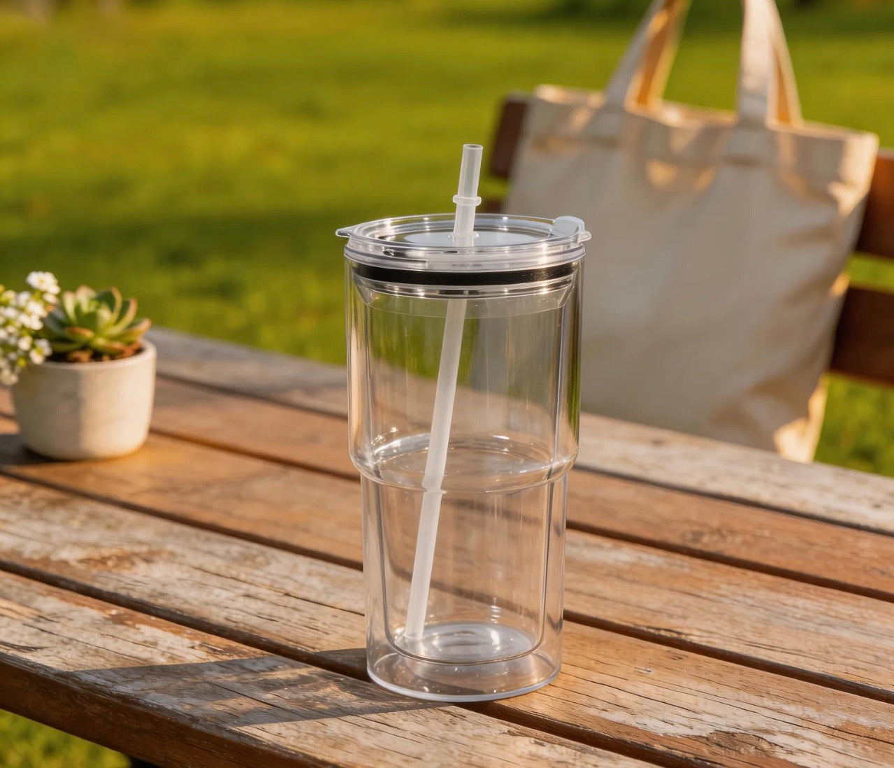 18 oz Snow Globe Tumbler