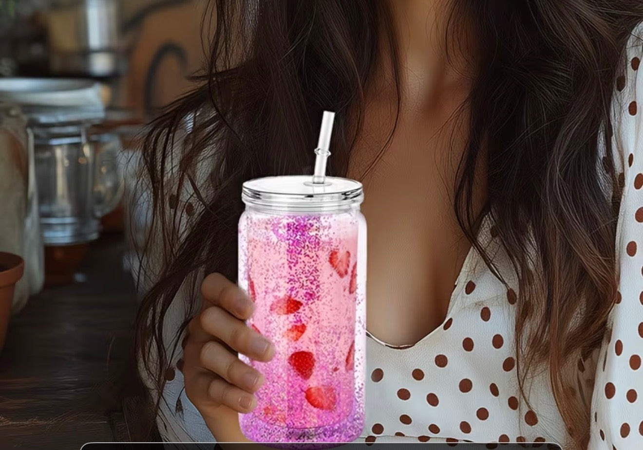 16 oz snow globe cup