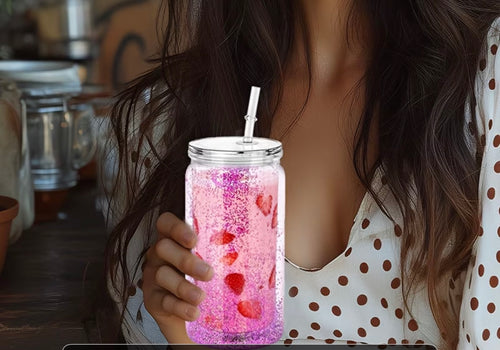 16 oz snow globe cup