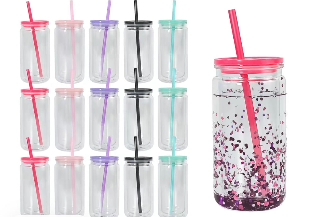 16 oz Snow Globe Cup