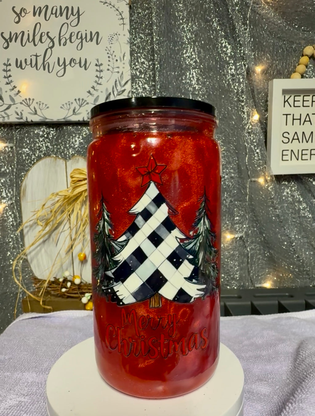 16 oz Christmas cup