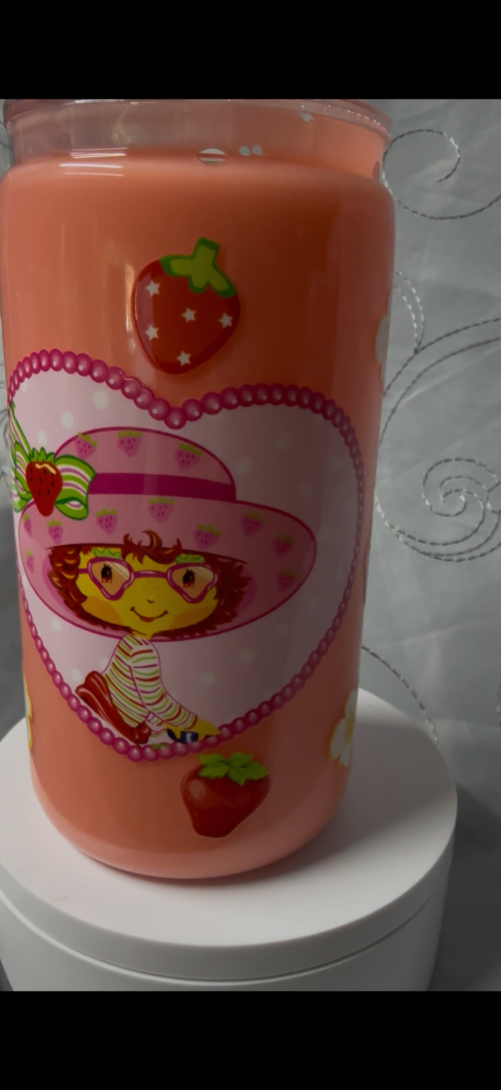 16 Oz Strawberry Shortcake “Milk” Cup