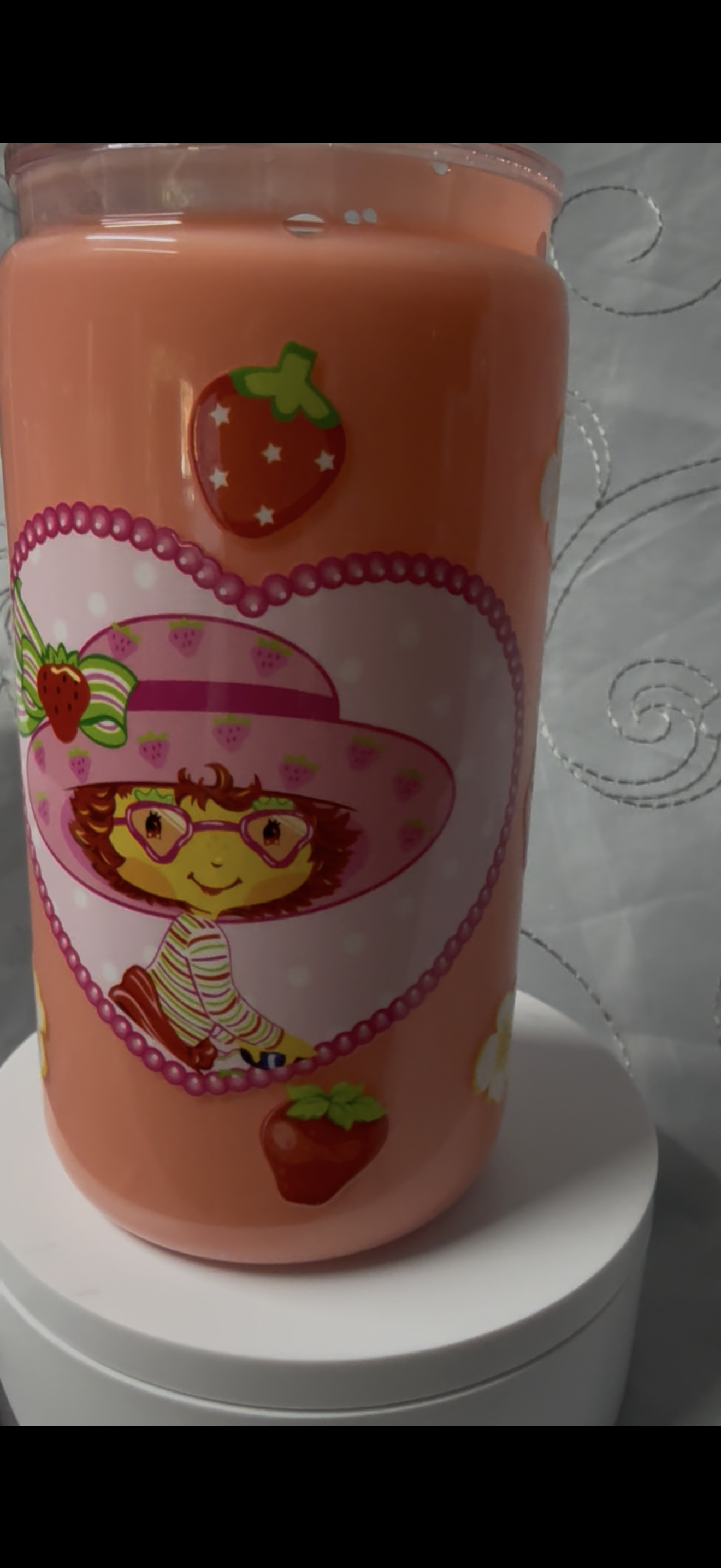 16 Oz Strawberry Shortcake “Milk” Cup