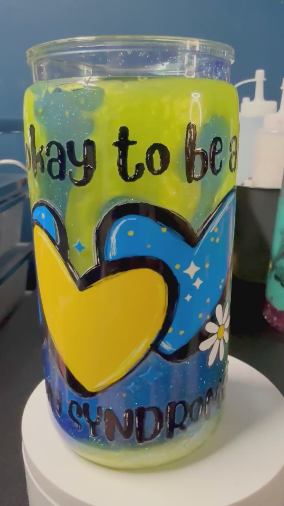 16 Oz Down Syndrome dual lava cup