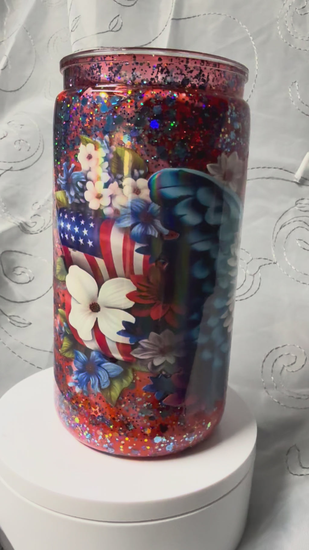 16 Oz Holographic America cup