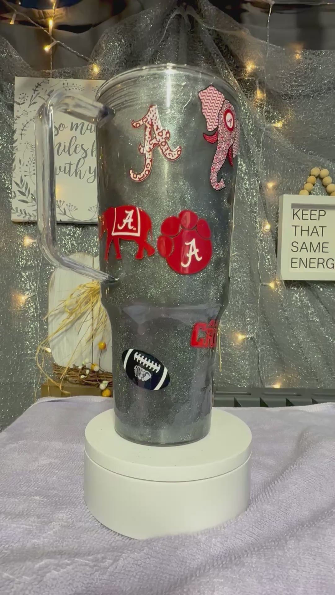 30 oz Alabama Football Cup